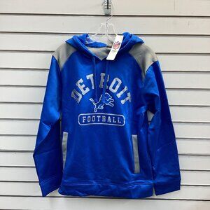 Detroit Lions Adult Pullover Hoodie Size Medium